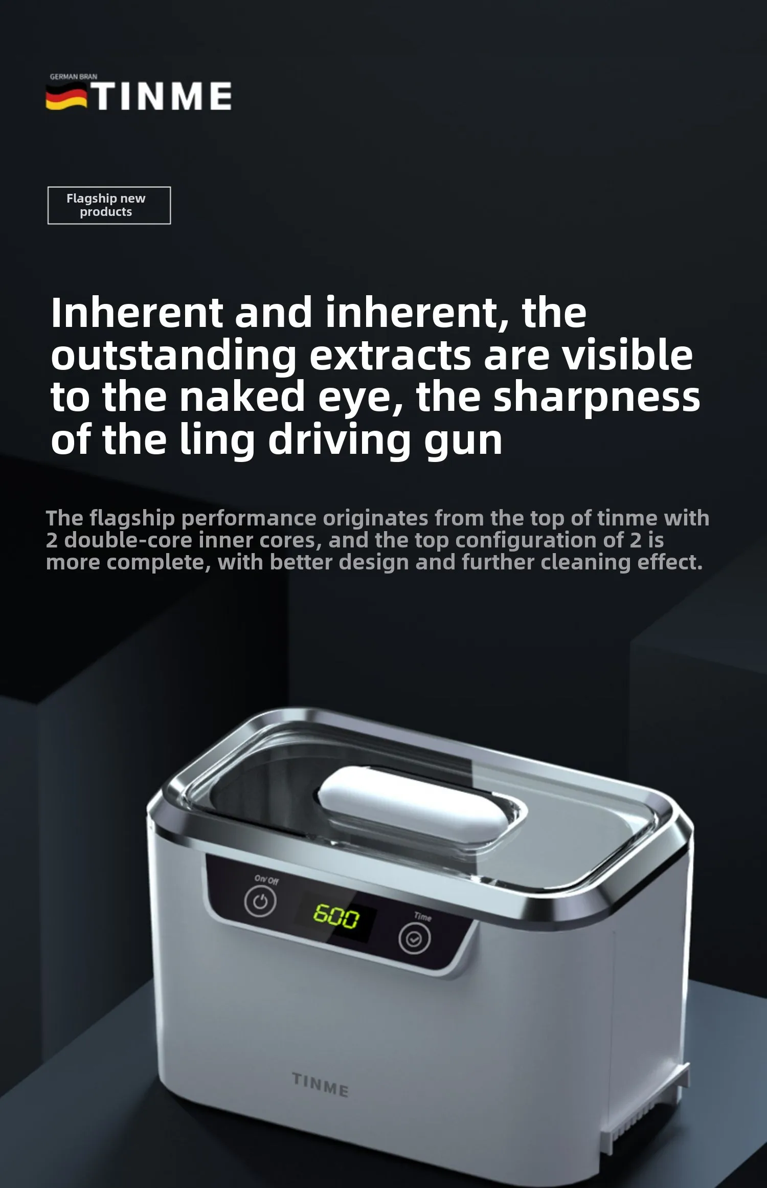 XL Ultrasonic Cleaning Machine Glasses Washing Machine Household Braces Washing Artifact Invisible Contact Lenses Jade Jewelry