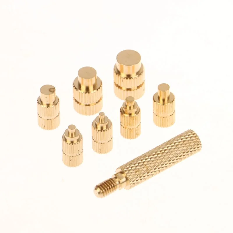8 шт./компл., комплект медных паяльных жал, инструмент для имплантации гаек 3D-принтера и нагревательные вставки