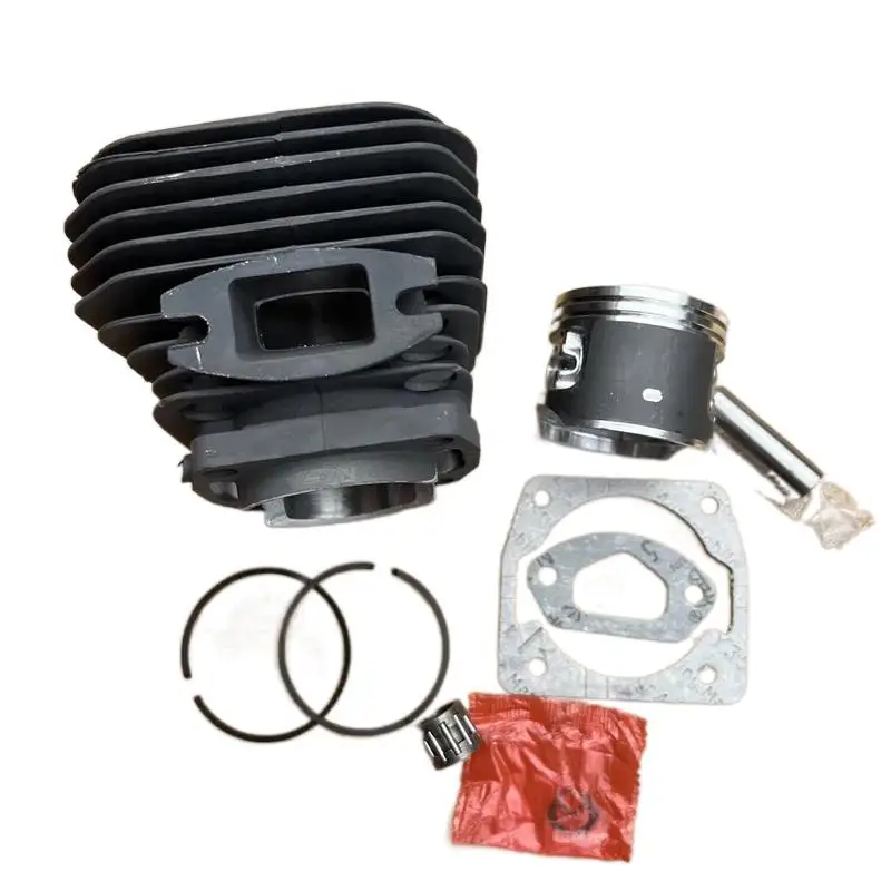 Graphite material Cylinder piston ring Pin snap ring gasket kit 45mm For Chinese chainsaw 52 5200 52cc ZENOAH G5200 TY