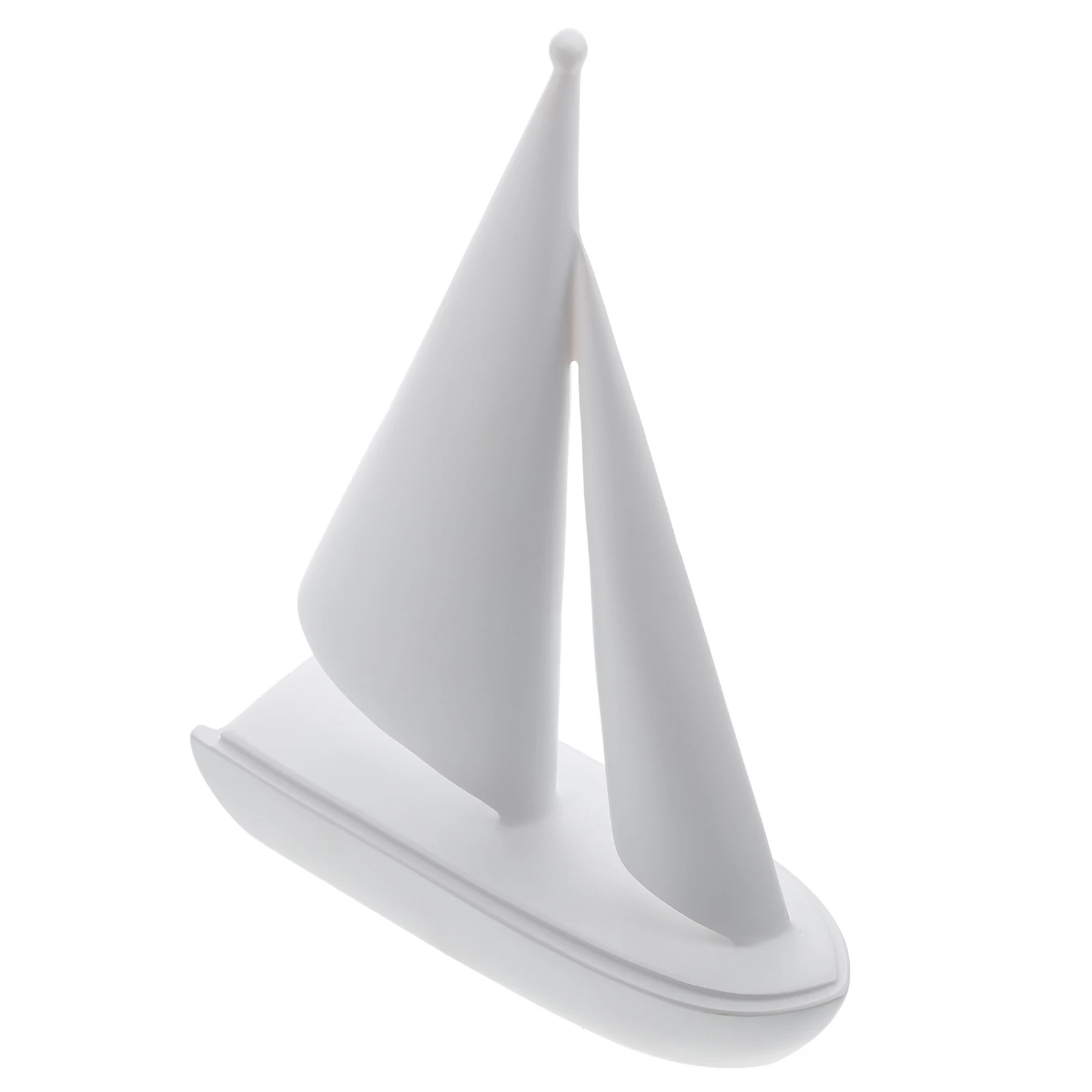 

Resin Sailing Model Unique Design Sailboat Shape Adornment Home Office Desk Sailboat Decor Long Lasting Use