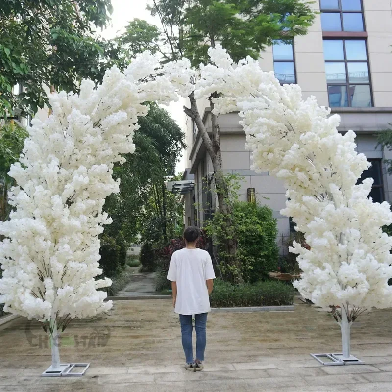 

item white artificial trees cherry blossom tree arch large tree for outdoor wedding decoration