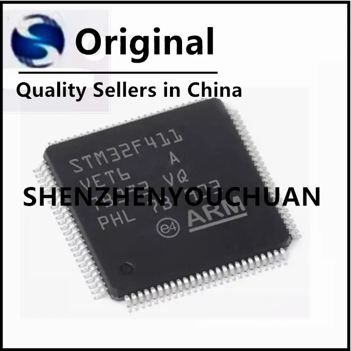 STM32F411VET6 32F411VET6  LQFP-100(14x14) Microcontroller Units (MCUs/MPUs/SOCs) ROHS   IC Chipset New Original