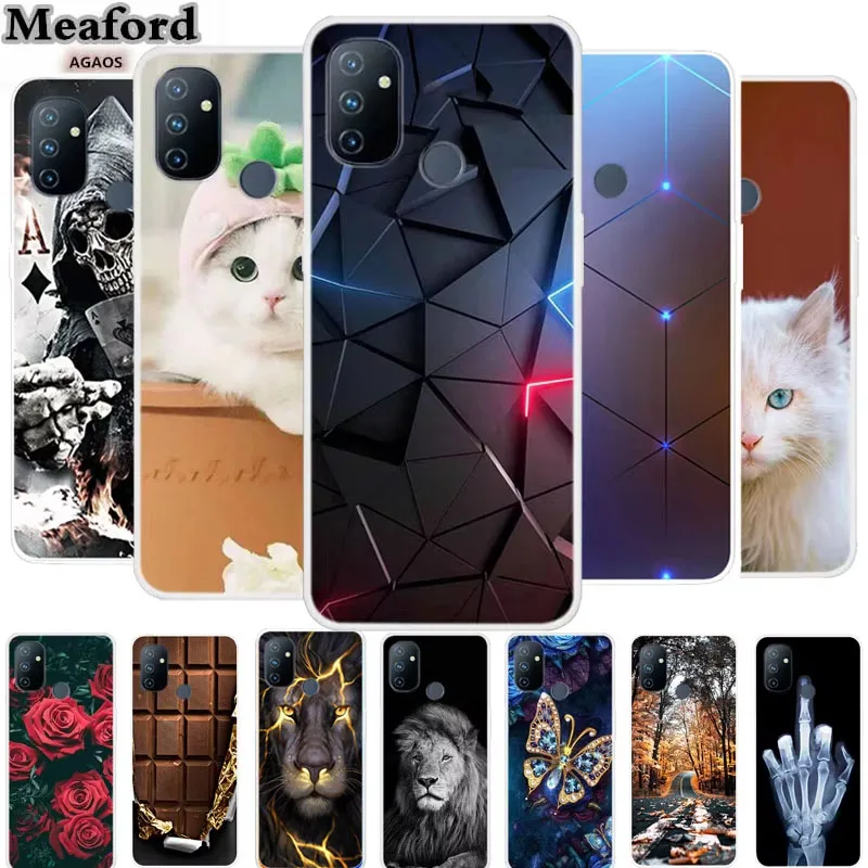 For OnePlus Nord N100 Case N 100 Case Silicone TPU Soft Back Cover Phone Case For One Plus Nord N200 5G N 200 Clear Funda Coque