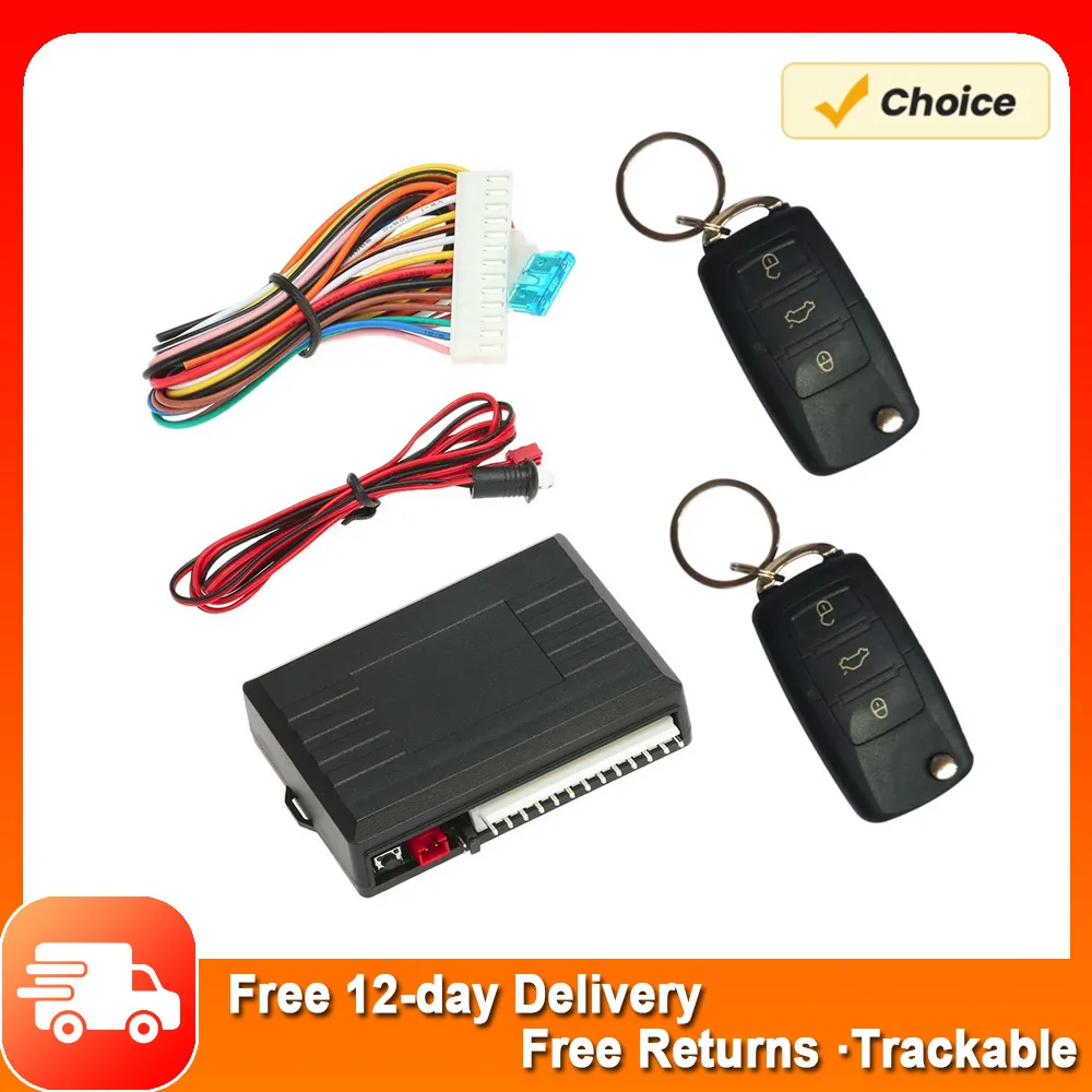 2024 New Car Door Lock Keyless Entry System Remote Central Locking Kit