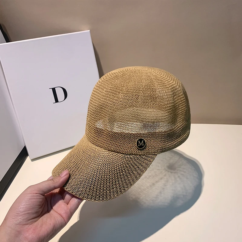 

New Men's and Women's Outdoor Casual Breathable Baseball Caps Sunscreen Summer Adjustable Solid Color Sun Hat UV Protection Cap