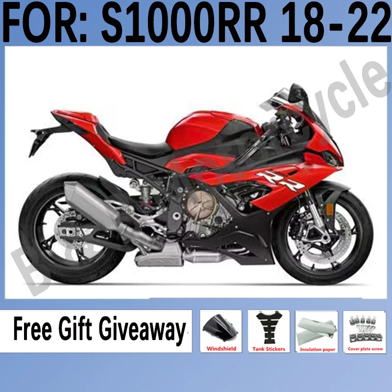 

Motorcycle ABS Injection mold Fairing for BMW s1000rr M1000 2019 2020 2021 Fairings kit bodywork S1000RR 19 20 21 Red