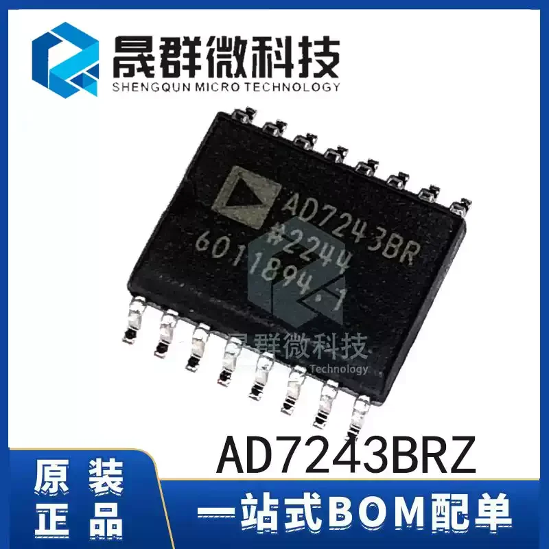 Brand new original AD7243BRZ AD7243BR SOP-16 12 bit DAC digital to analog converter chip IC