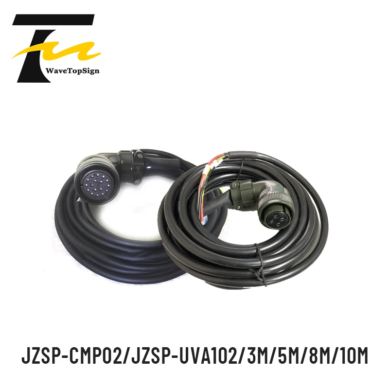 

WaveTopSign Servo Motor Power Cable JZSP-UVA102-03-E JZSP-UVA102-05-E Encoder Cable JZSP-CMP02-03-E JZSP-CMP02-03-E for Yaskawa