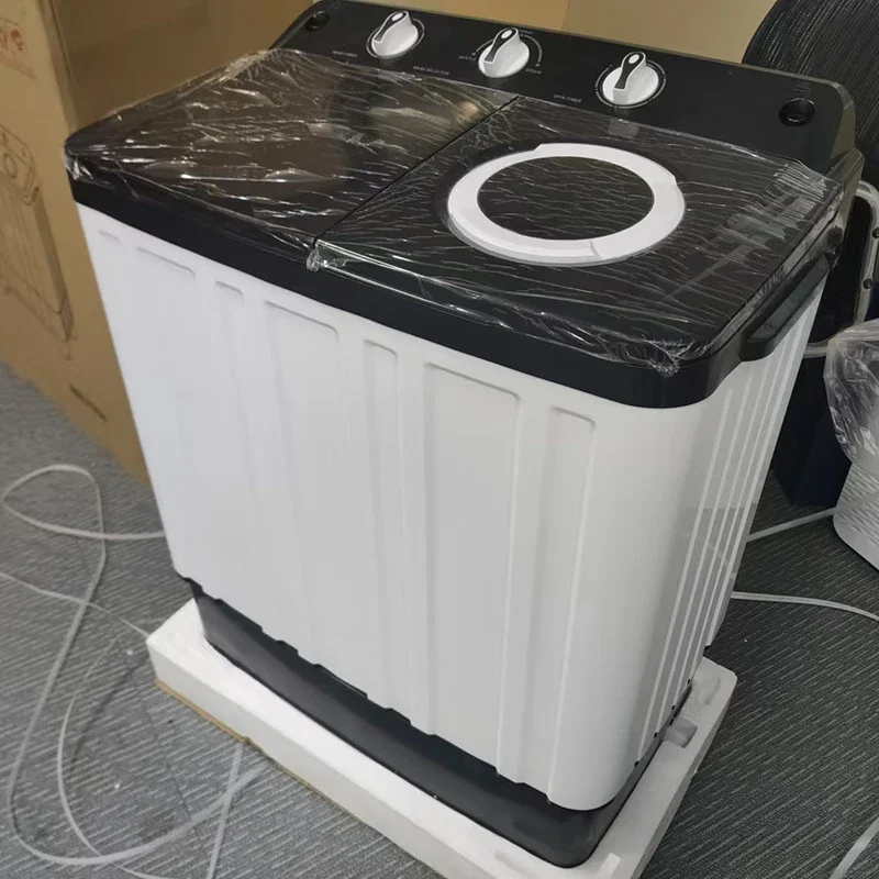 English Version in Stock 8.5kg Hot Sales Semi Automatic Twin Tub Washing Machine Mini Washing Machine Portable Washing Machine