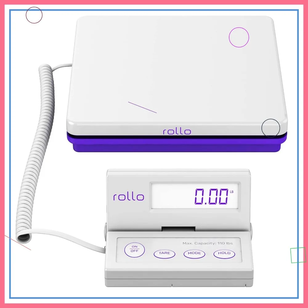 

Цифровые транспортировочные весы для пакетов — максимальная емкость 110 фунтов с функциями удержания и тари, включает адаптер переменного тока и батареи.