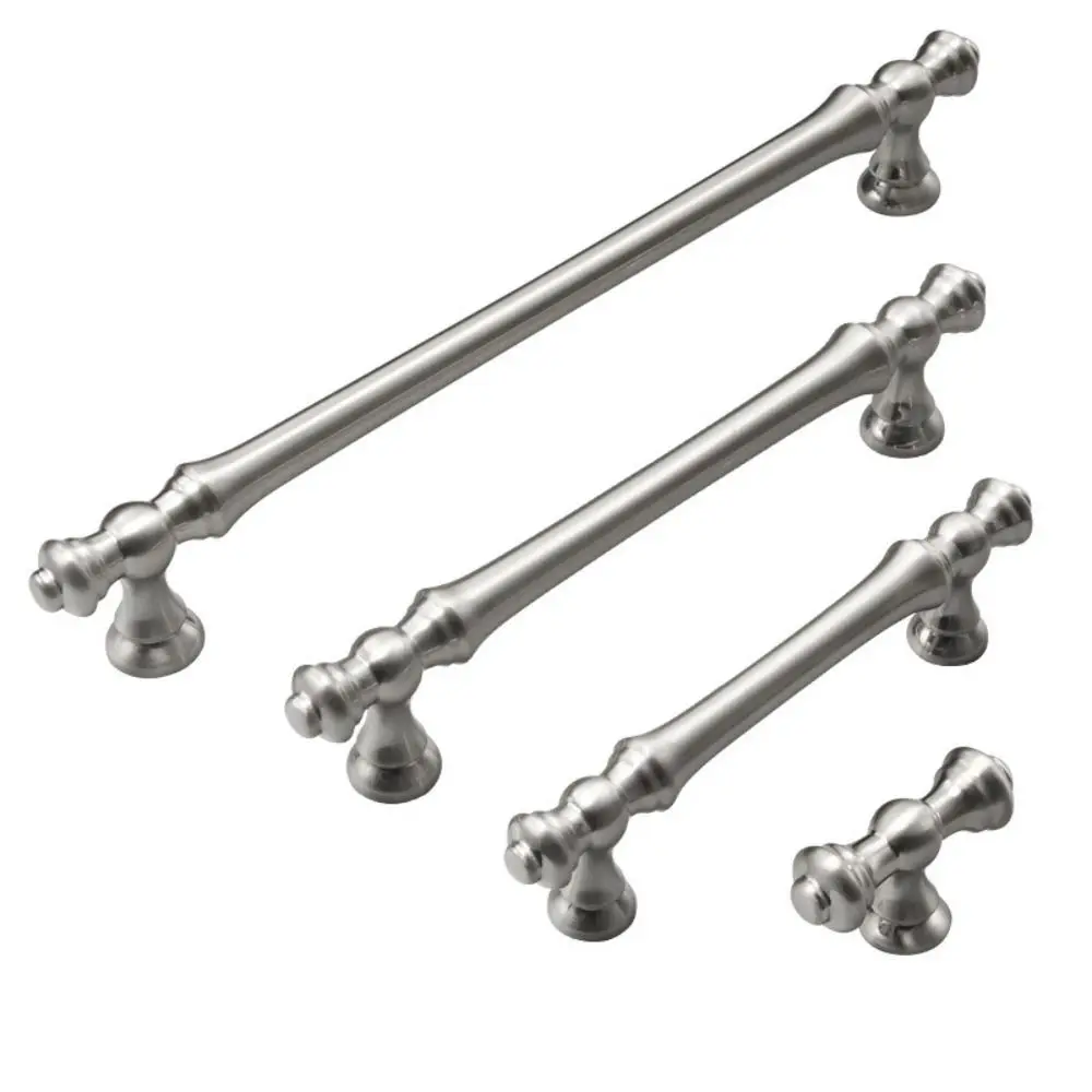 Zinc Alloy Cabinet Door Handle Modern Simple European Style Wardrobe Door Handle Solid Antique Light Luxurious