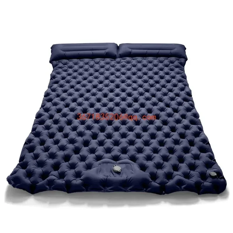 Foot pedal new single rhombus TPU inflatable pad, outdoor tent sleeping pad, ultra-light portable moisture-proof pad