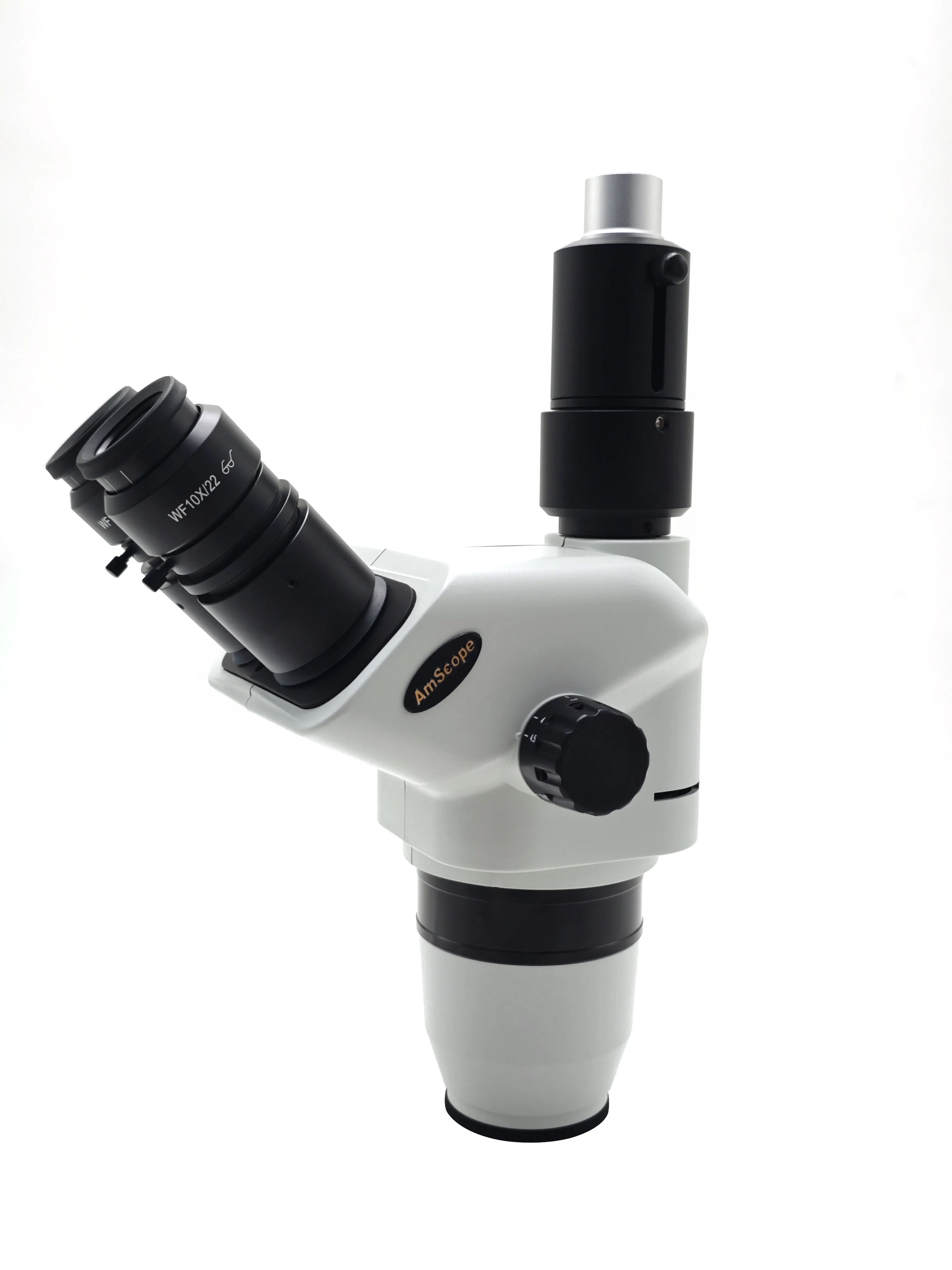 AmScope 2X-225X Trinocular Stereo Zoom Microscope Head w Focusable Eyepieces--Or Ship from Moscow