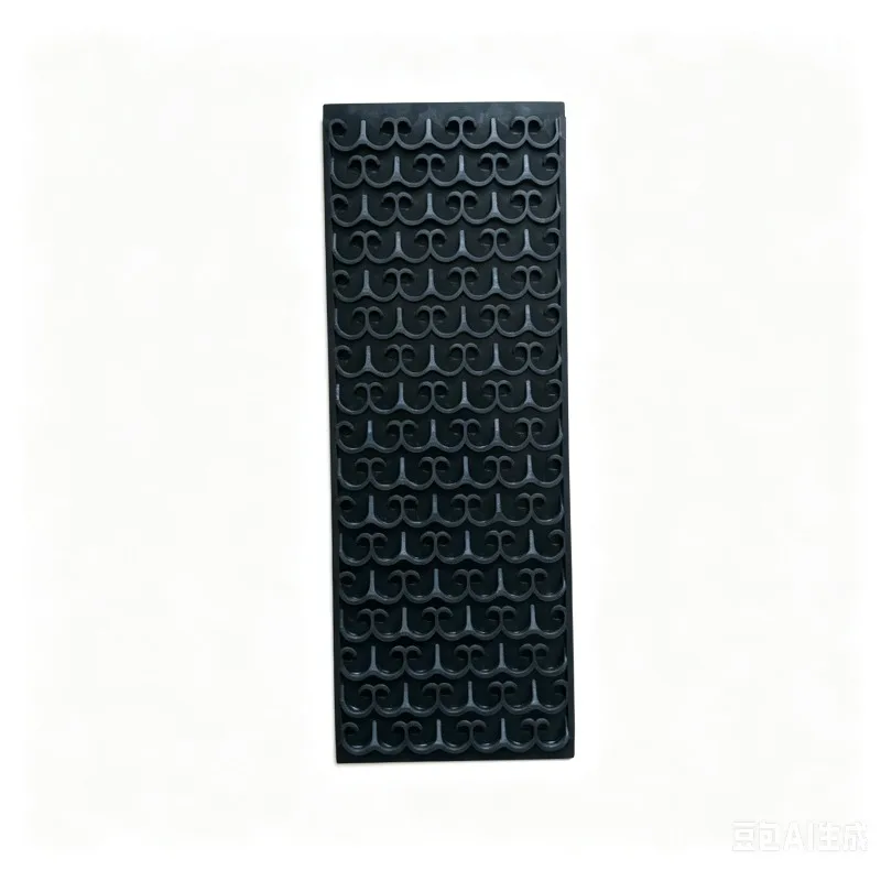 Portable gold chute rubber snail pattern gold chute
