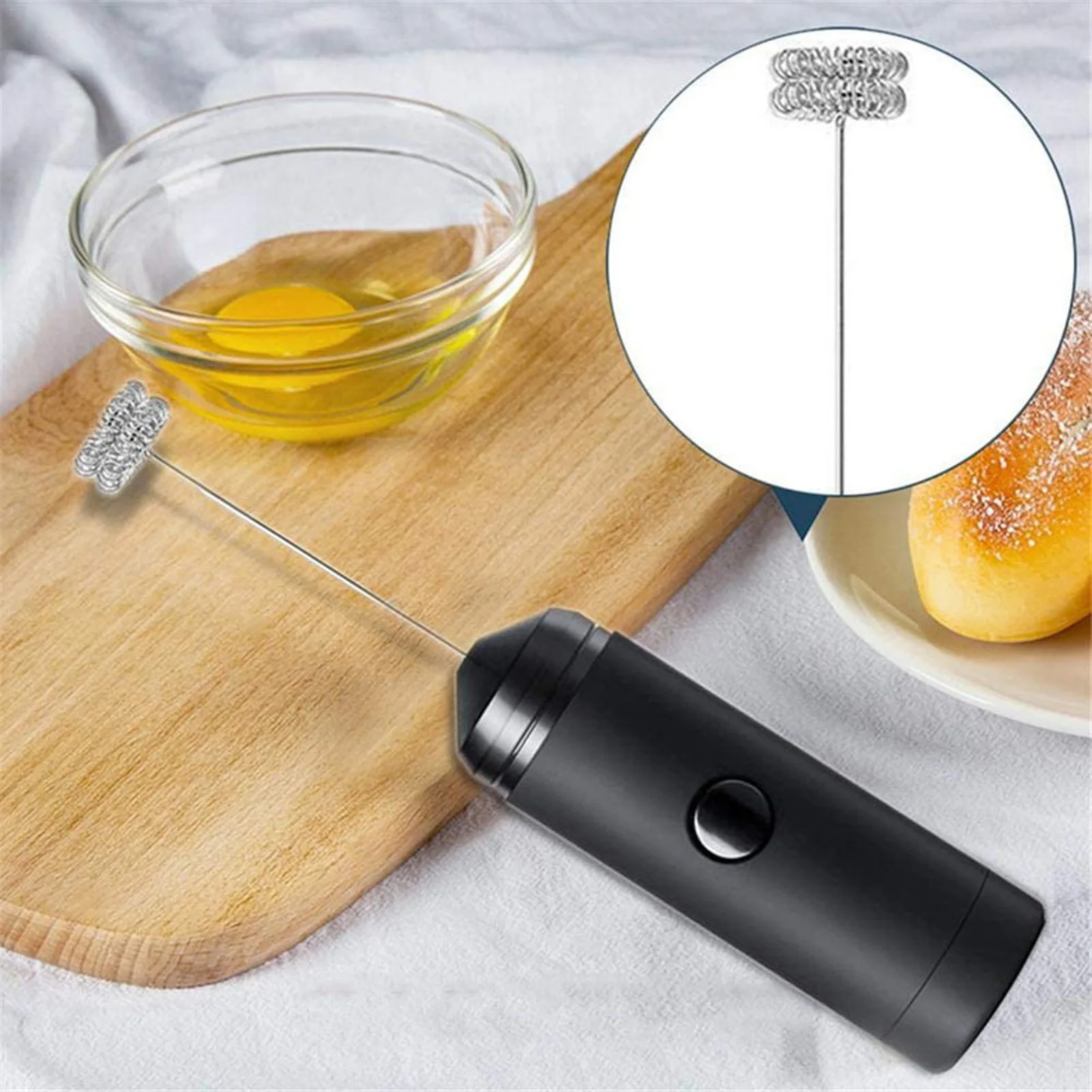 

Electric Milk Frother Home Handheld Coffee Frothing Machine Milk Mixing Frother for Cafe