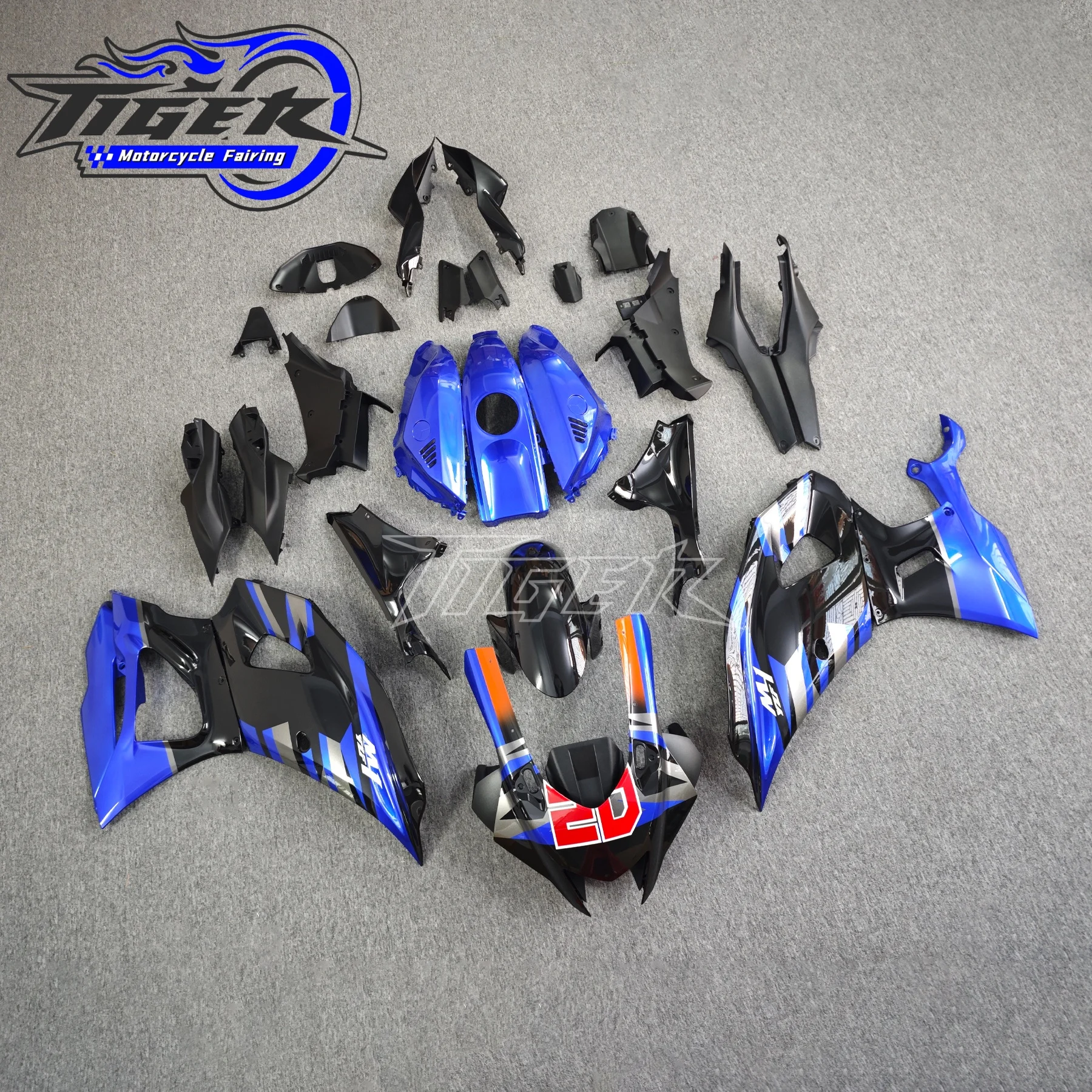 

The ABS Motorcycle Fairing Kit fits for Yamaha YZF-R7 22 23 YZFR7 2022 2023 Fairing Bright black motorcycle housing
