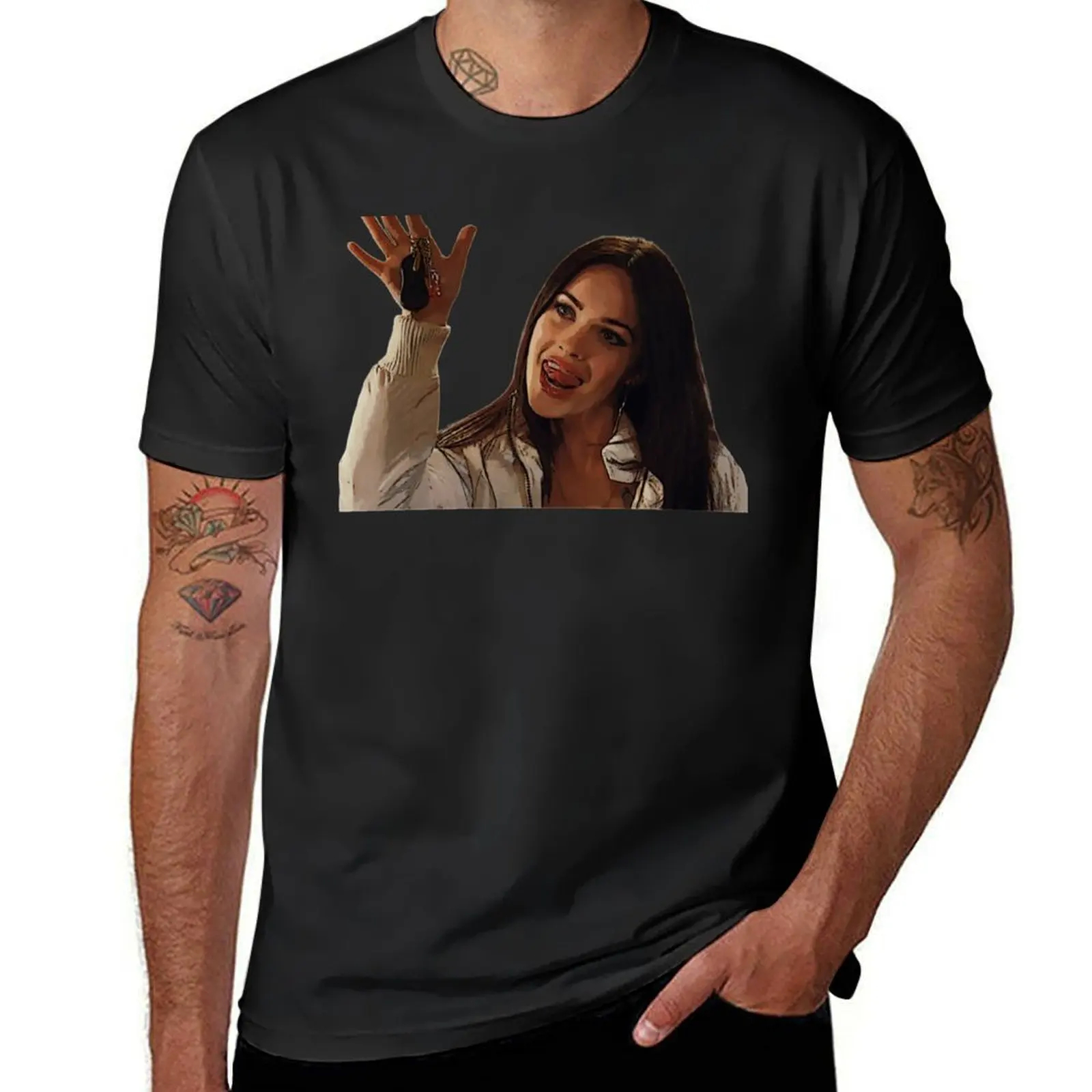 Jennifer Check from Jennifer_s Body Cartoony Style T-Shirt new edition funnys tops aesthetic clothes mens t shirt graphic