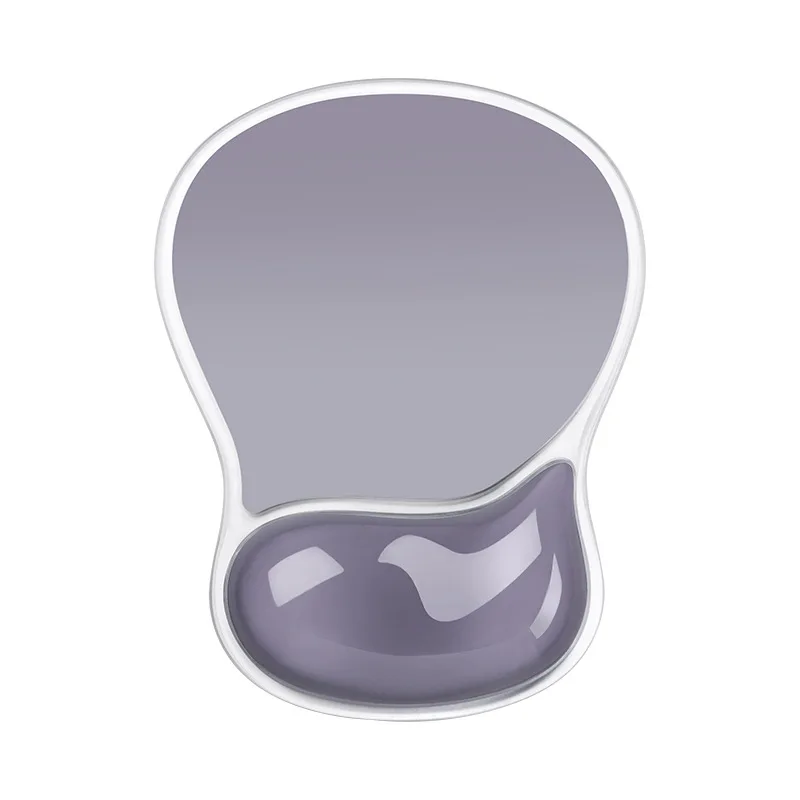 Gradient Color Mouse Pad Non-slip Wrist Support Ergonomic Mouse Pad with Wrist Rest Transparent Silicone wrist pad rest Mice Mat