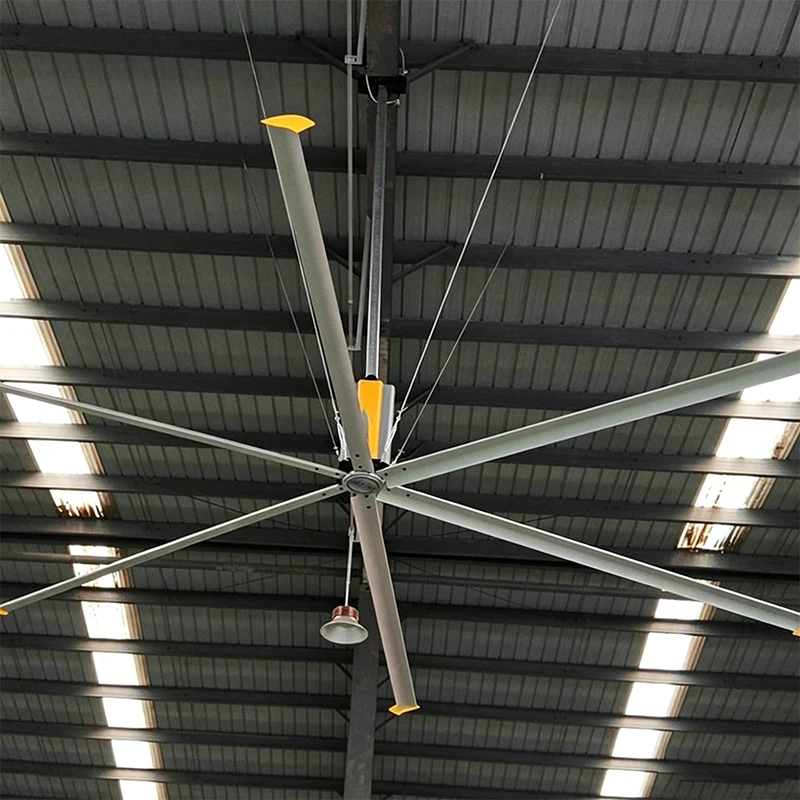 CE IE4 Energy Saving 24ft(7.3m) Large HVLS Fan Ceiling For