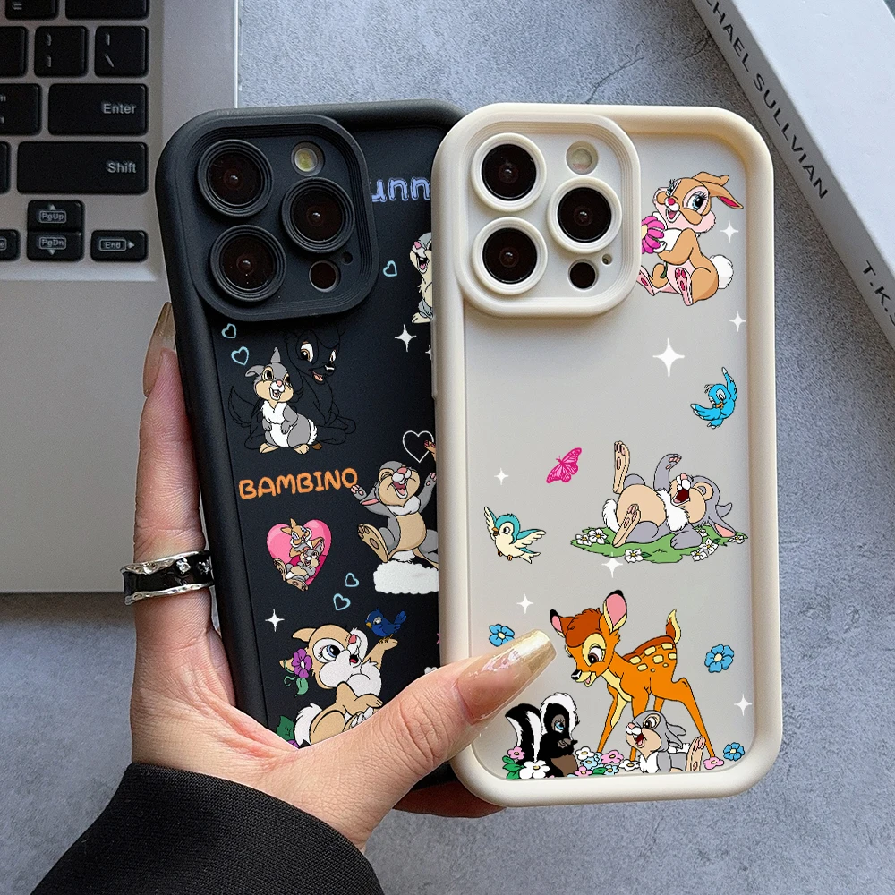 Chip 'n' Dale Bambi Phone Case for Oppo Reno 12 11 10 8 7 6 5 4 3 2 Reno12 Reno11 Reno10 Reno8 T Z F Pro Plus 4G 5G Lens Cover