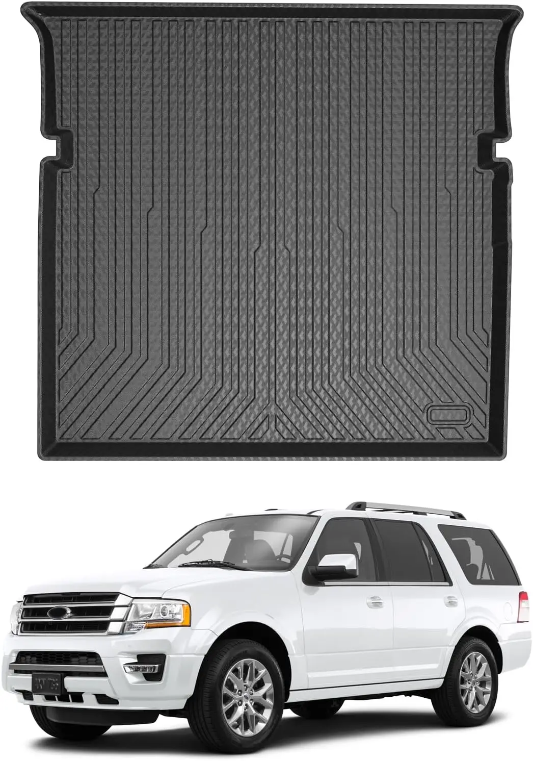 

2003 - 2017 Car Rear Cargo All-Weather Trunk Floor Mat, Custom Fit