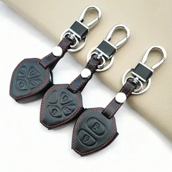 High Quality Leather Car Key Case For Toyota Camry RAV4 Yaris Prado Tarago Corolla REIZ Crown Avalon Venza Protective Shell