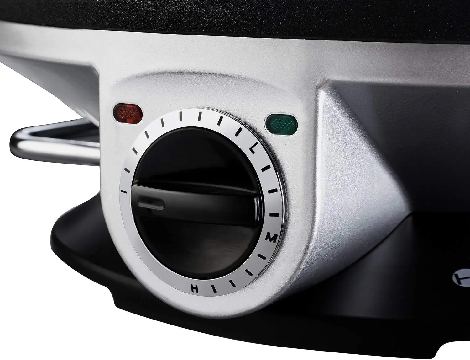 صانع كريب بدون حافة - صانع كريب مقاس 13 بوصة وشواية كهربائية - صانعة فطائر غير لاصقة - مقلاة كريب