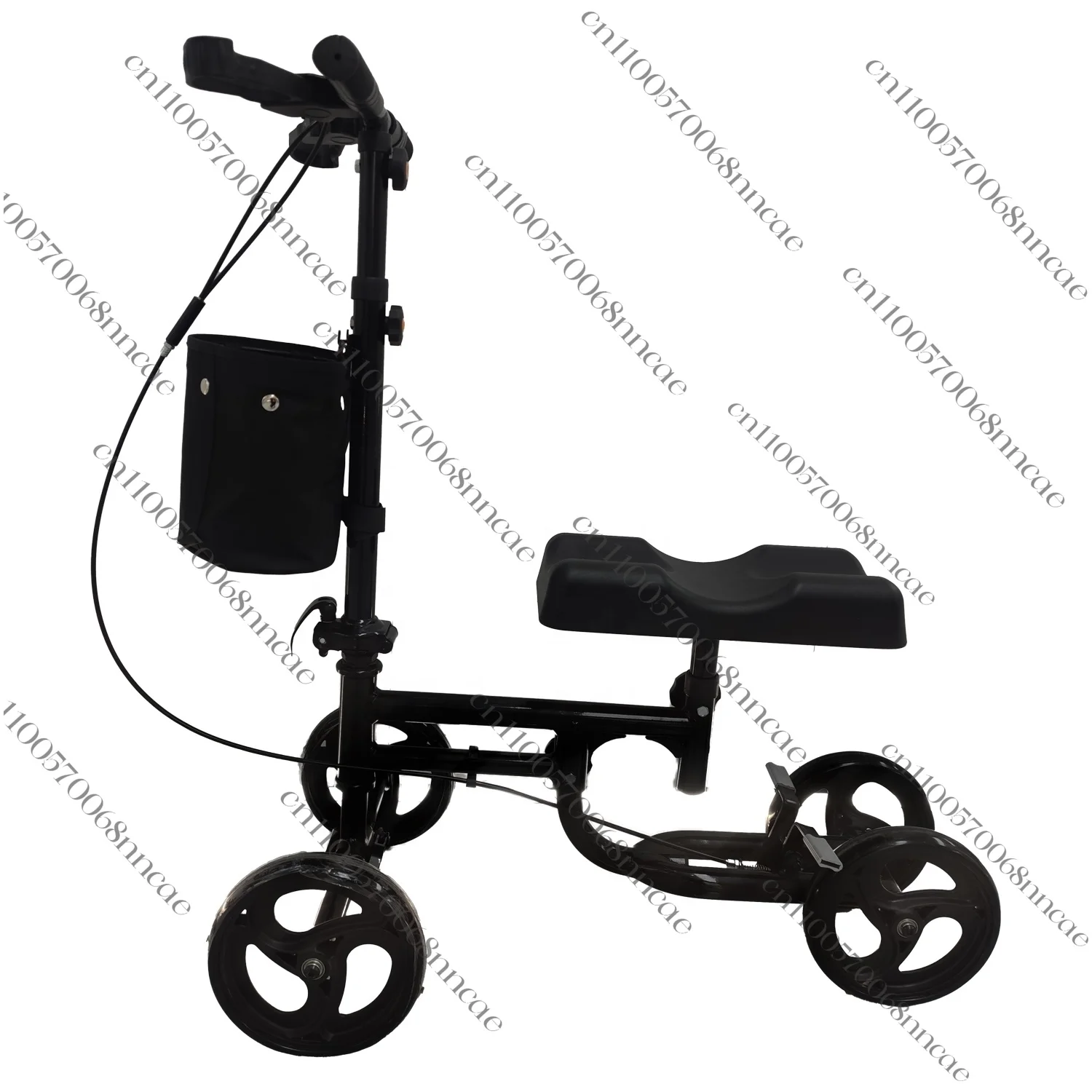 

MSMT Adjustable Knee Scooter Knee Walker with Dual Braking System for Foot, Ankle Injuries or Surgery
