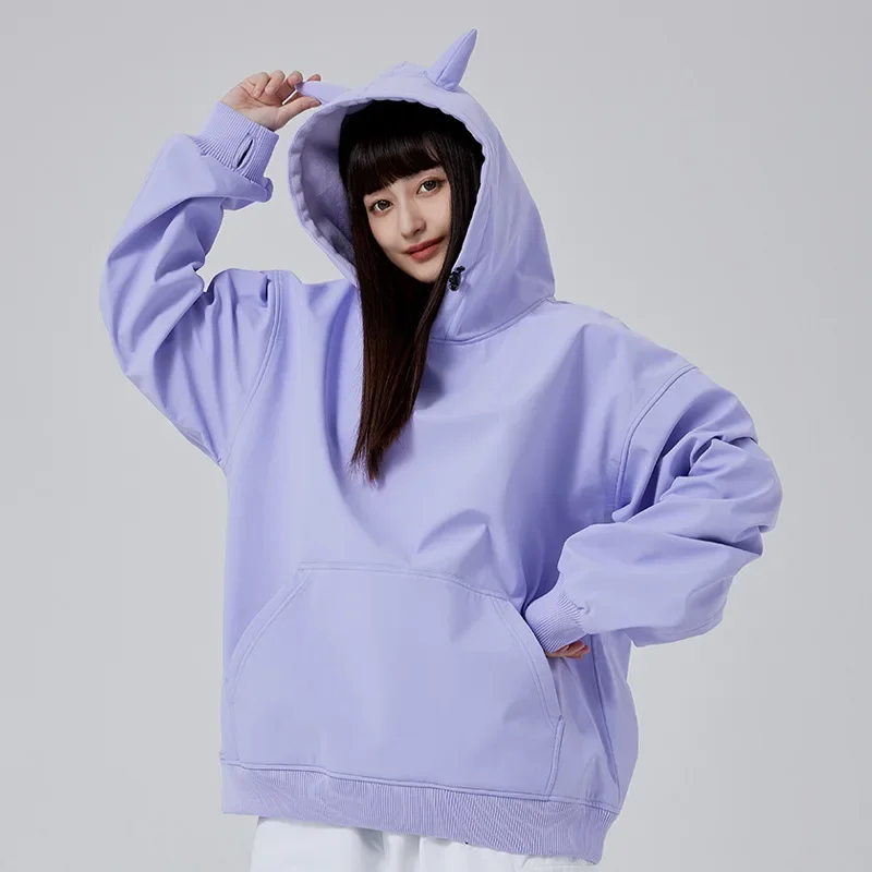 New 2025 Winter Ski Jackets Outdoor Sports Snowboarding Skiing Hoodie Windproof Splash-proof Warm Men Women Snow Jacket Top