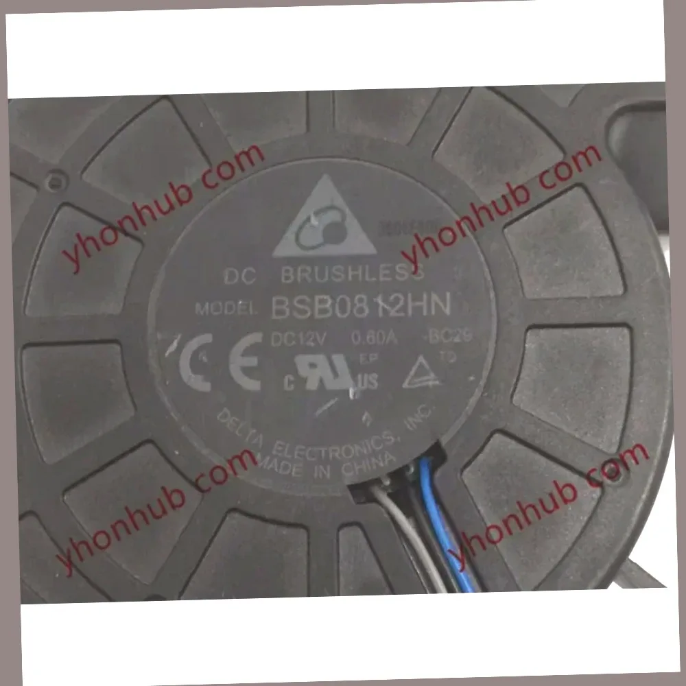 Delta Electronics BSB0812HN BC29 DC 12V 0.60A Server Cooling Fan Case Equipment Ventilation