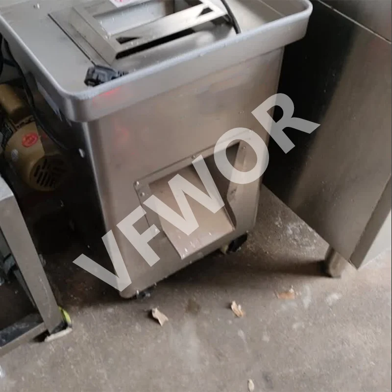 Commercial Fresh Meat Slicer Stainless Steel Slicing Material Catering Vegetable Slicer Automatic Meat Slicerr Thin Slice Meat