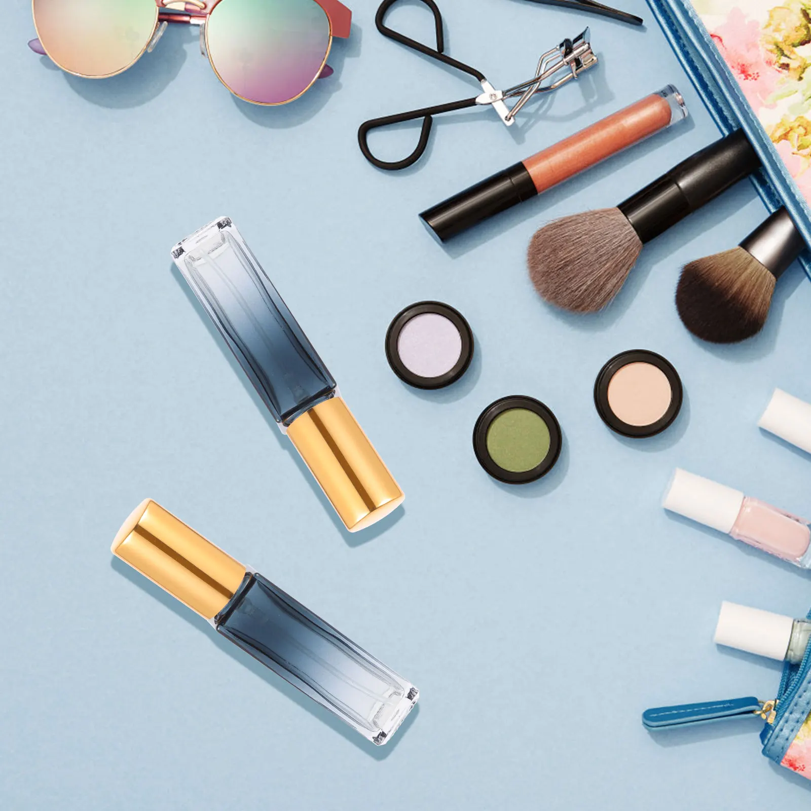 

4Pcs Small Spray Bottles Glass Perfume Bottles Practical for Outdoor and Travel with Even Application Mode Glass Spray Bottle