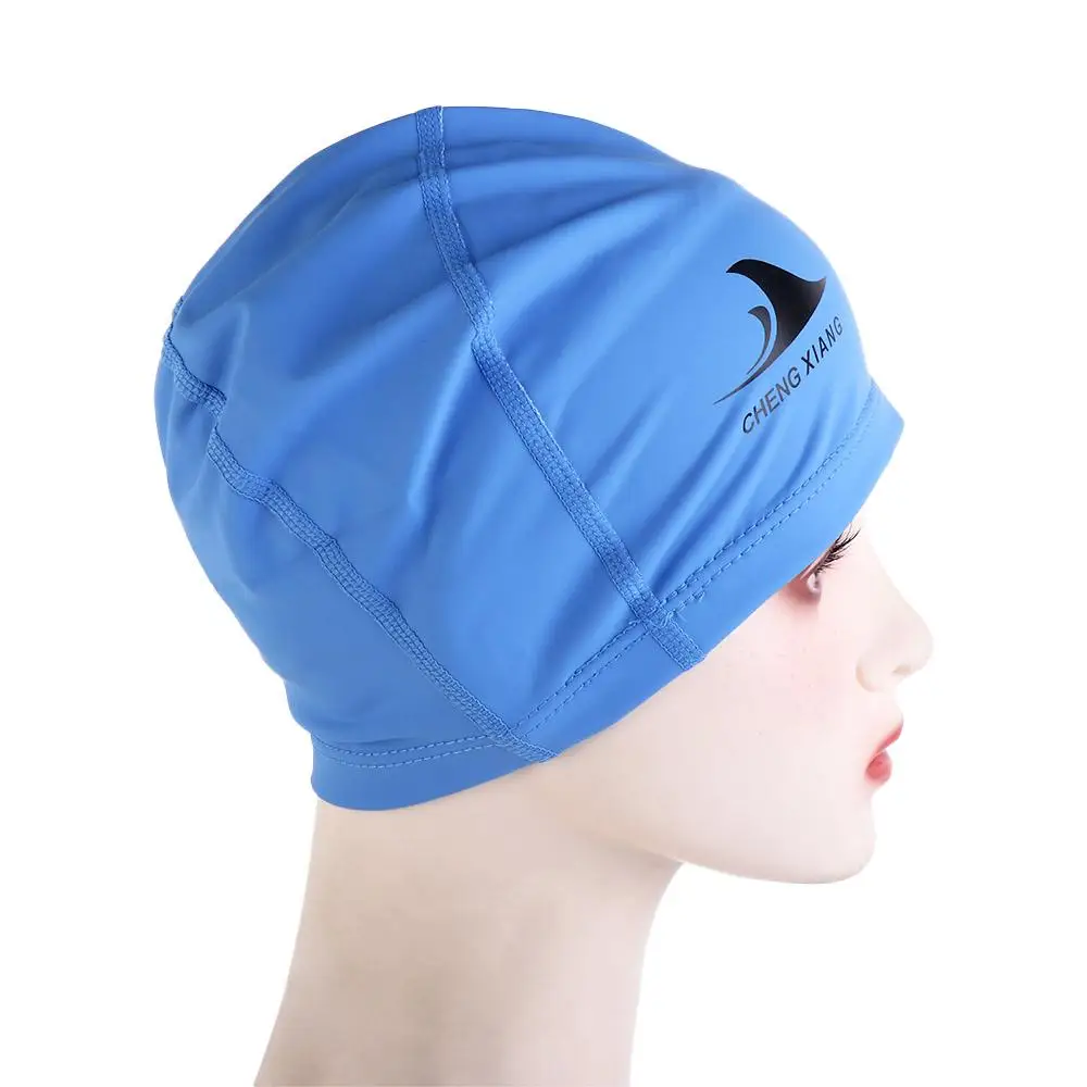 For Adult Kids Swim Bathing Hats Ear Cover Protector Sports Ultrathin Caps Swimming Cap Youth Swim Cap Bathing Cap Swimming Hat