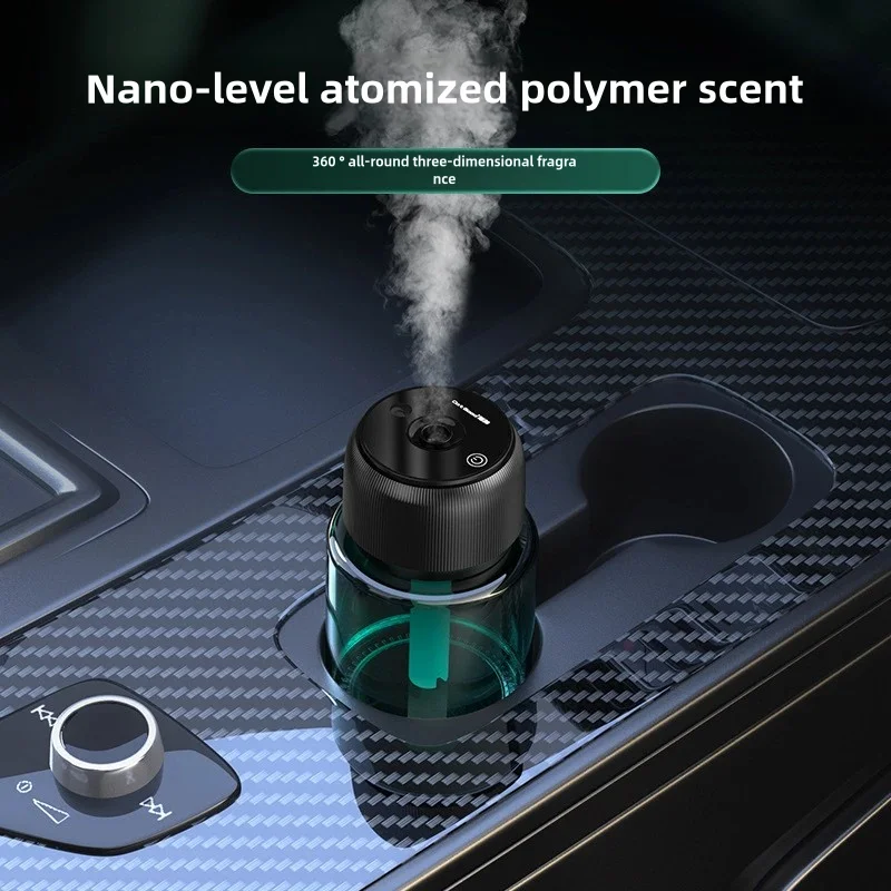 

2025 Car Air Freshener Rechargeable 160ml Large-Capacity Glass Car Aroma Diffuser Air Diffuser Essential Oil Romantic Starry Sky