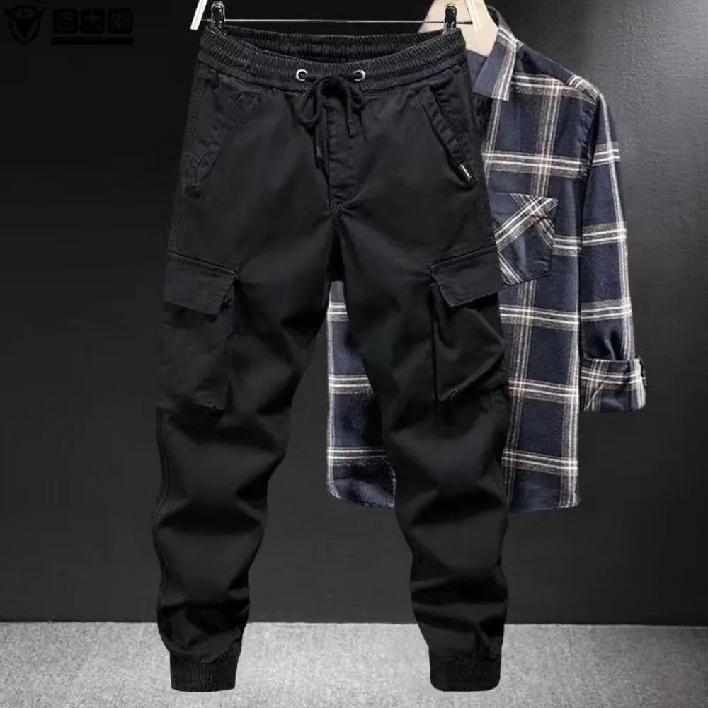 Outdoor Mountaineering Casual Pants Invisible Open Crotch Outdoor Sex Military Cargo Men's Loose Hiking Long Pant Multi-Pocket