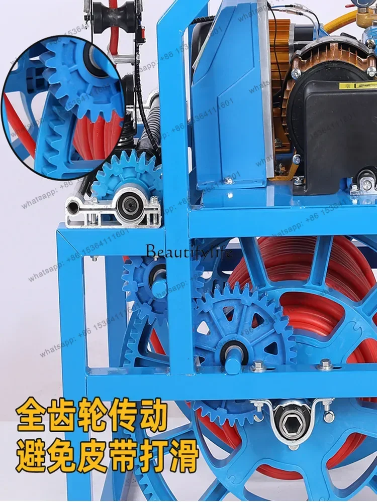 220V  Spray Insecticide Machine High Pressure Agricultural Remote Control 360 Automatic Retractable Tube Charging Sprayer