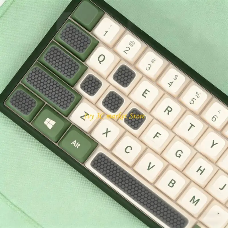 D7YC Silicone Keycap Stickers For Better Finger Grip During Gaming Or Work