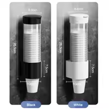 1pc Wall Mount Disposable Automatic Remover Cup
