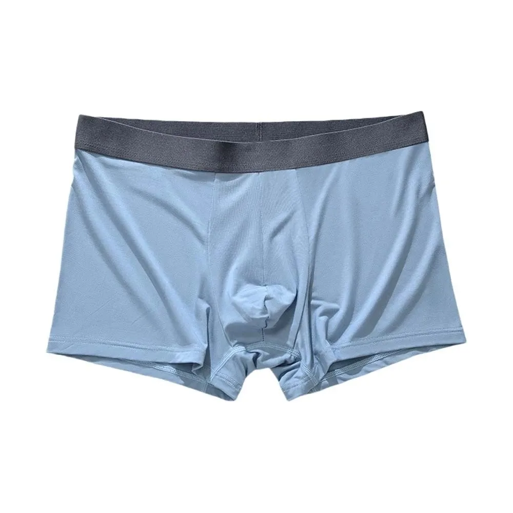 

Большой размер, модные тонкие трусы-боксеры из ледяного шелка, бесшовные мужские трусы-боксеры со средней талией, нижнее белье из ледяного шелка, нижнее белье для мужчин и мальчиков