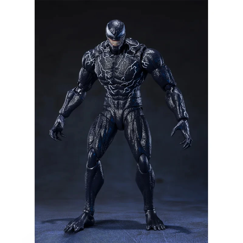 Originalità Marvel Universe Anime Figure SHF Venom 2 Action Figure Toys modello da collezione ornamenti Desktop bambola regali per bambini