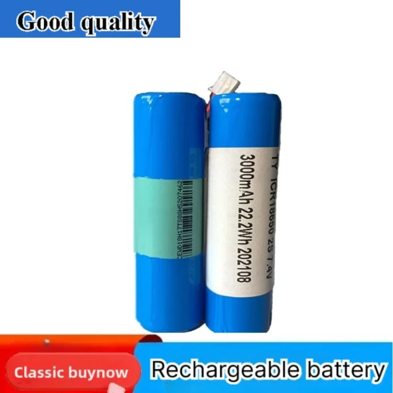 for 18650 Lithium Battery Pack 7.4V 3000mAh Large Capacity Rechargeable Battery for Digital Camera Bluetooth Speaker