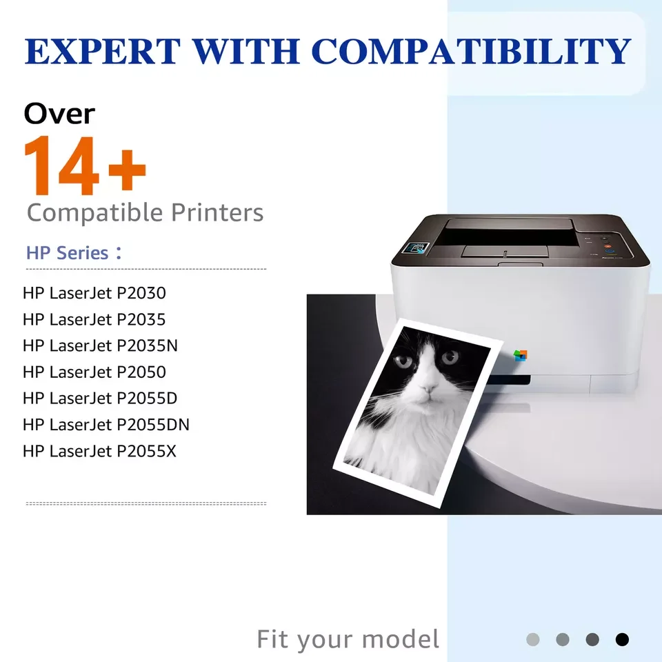 1PK CE505A 05A Toner Cartridge Compatible For HP LaserJet P2030 P2035 P2035n