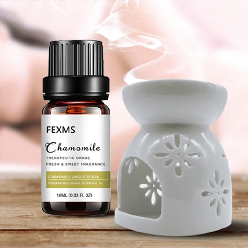 

10ml Roman Chamomile Essential Oil for Stress Relief Sleep Relaxation Topical Use for Sensitive Skin Nausea Relief free shipping