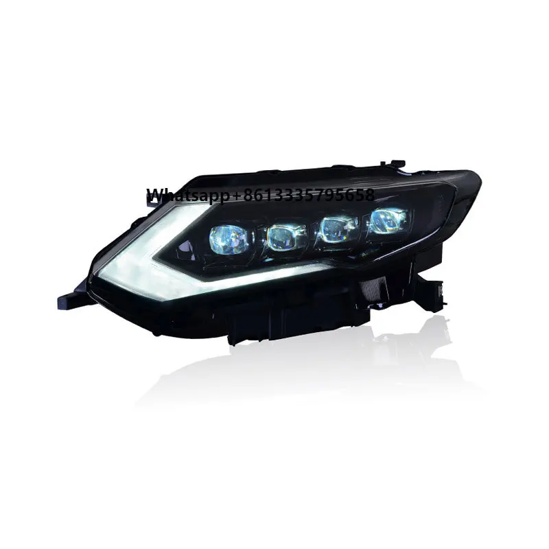 

Suitable for 17-19X-TRAIL Headlight Assembly Modification with LED Daytime Running Lights, Flow Light Steering matrix Headlights
