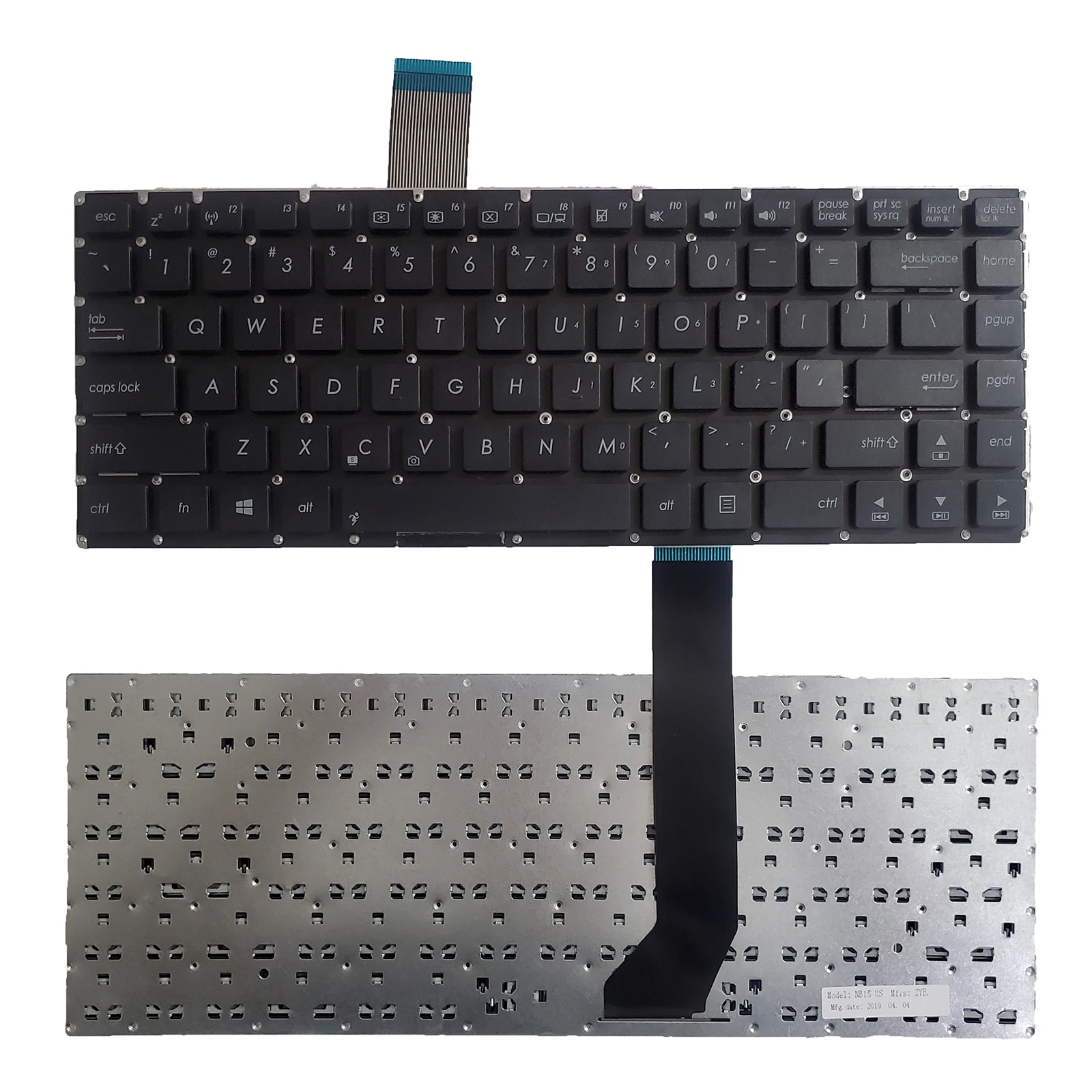 US Keyboard for ASUS S46C S46CB S46CM S46CA K46CA K46CB K46CM no pointer no backlight