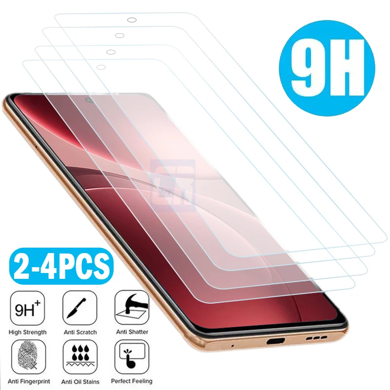 

2-4Pcs Full Cover Protective Glass for Oppo Find X9 Pro X8 Ultra X8s+ Screen Protector for Oppo Reno 15 Pro Max 14 13 HD Glass