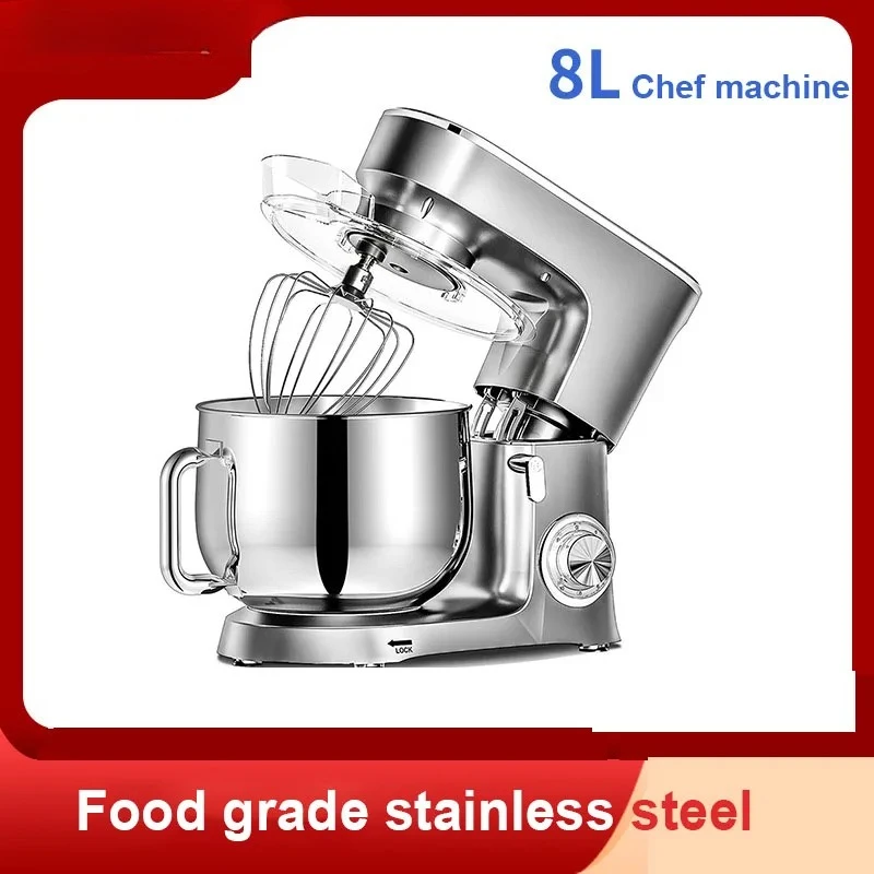 Stand Mixer Professional Kitchen Aid Food Blender Cream Whisk Cake Dough Mixers With Bowl Metal Gear Chef Machine