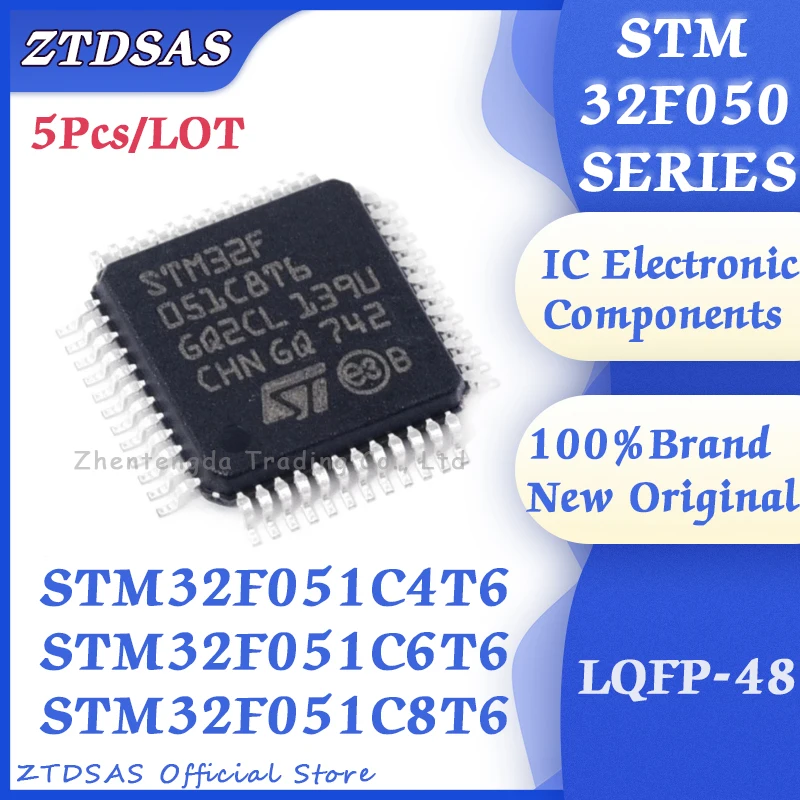 

STM32F051C4T6 STM32F051C6T6 STM32F051C8T6 STM32F051C8 STM32F051C6 STM32F051C4 STM32F051 STM32F STM IC MCU Chip LQFP-48