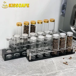 Kaffeebohnen Vorrats behälter Rohr Einzel dosis Display Rack 30g Flasche Espresso Kaffee Zubehör Werkzeug Barista Coffee ware Sets