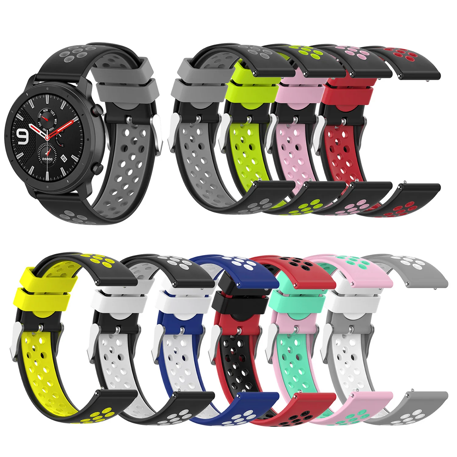 22mm Pulseira de Relógio Inteligente Para Huawei GT 2 3 Runner 46mm Pulseiras Para Huawei Watch 3 GT2 Pro GT2e Magic 2 46mm Pulseira Pulseira